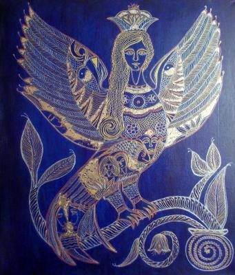 Bird of happiness (Bluebird Of Happiness). Mironova Tatiana