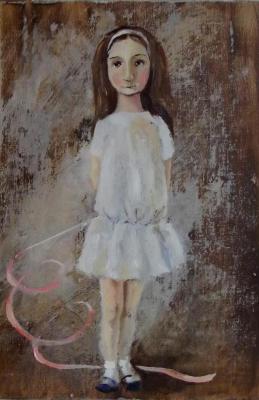 Girl with a ribbon. Sivko Lyubov