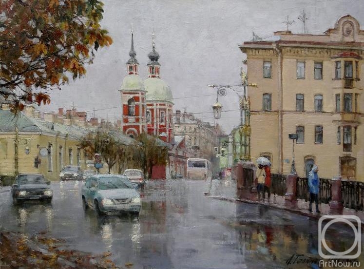 Galimov Azat. Rainy day on Pestelya Street