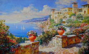 View in Sorrento (Paintings Cheap). Bespalov Igor