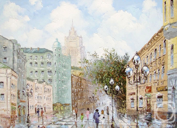 Radchinskiy Michail. Arbat Street, Moscow