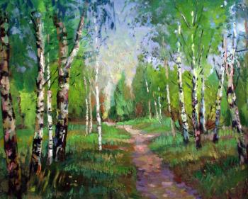 Birch grove. Alimasova Nina