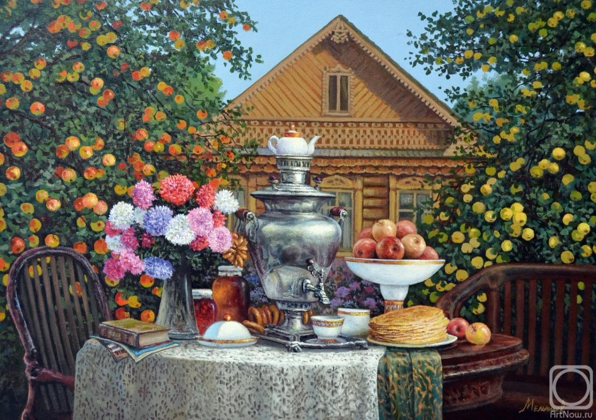 Melnikov Alexander. Tea in the country