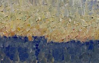 Sunset sky of winter (Warm Sky Painting). Voloshin Nikita