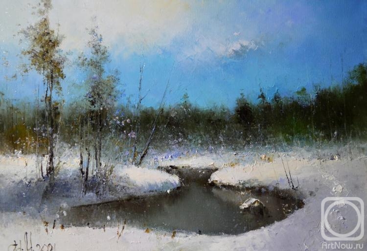 Medvedev Igor. Winter Klyazma River. Mendeleevo