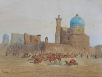 Caravan in Bukhara. Mukhamedov Ulugbek