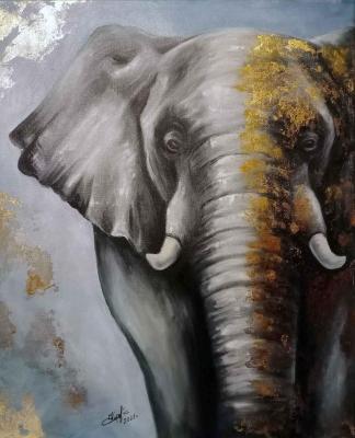 Elephant is a talisman of good luck. Kasymova Sofiya