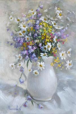 Bells with daisies (White Pitcher). Panov Aleksandr