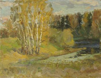 Birches (Russia Soviet Period). Klyuzhin Gennadiy