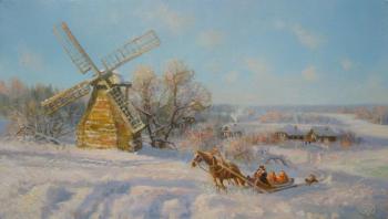 Sunday (Landscape With A Horse). Zhdanov Vladimir