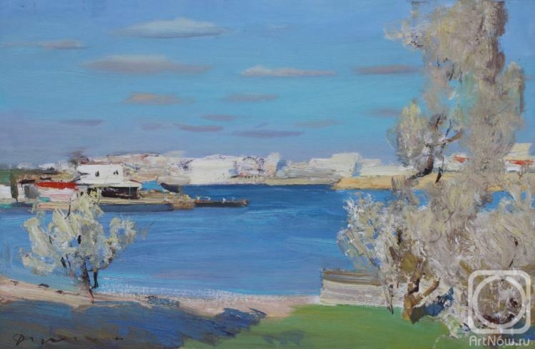 Dudchenko Nikolay. Trees on the shore. Sevastopol