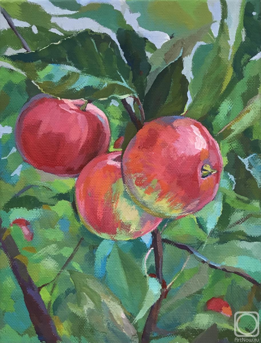 Denisova Lyubov. Red apples