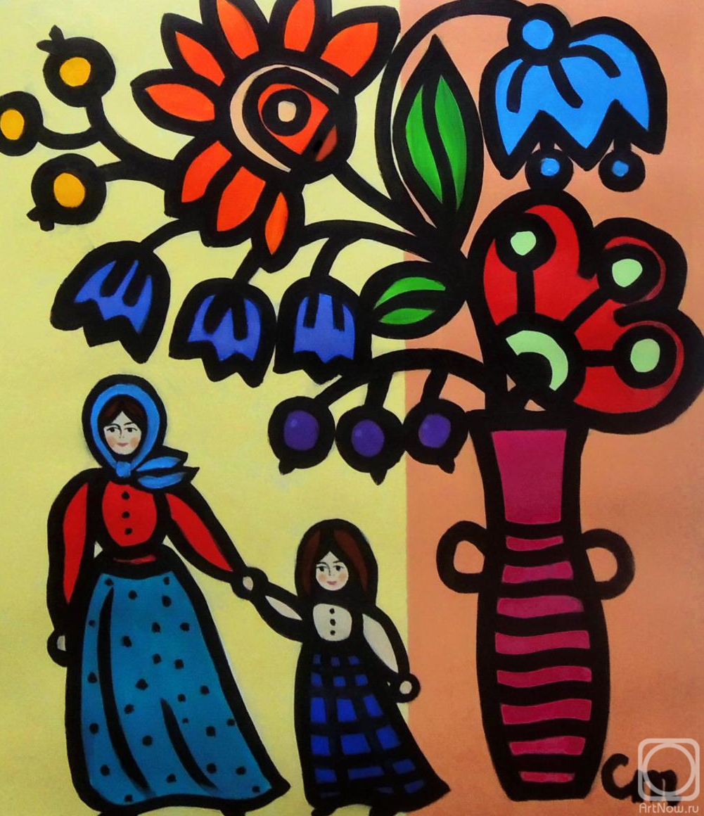 Spiridonova Tatiana. Floral geometry (composition 20)