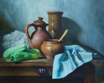 Still-life with jugs. Yunina Elena