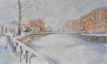 Bank bridge in a snowy haze ( ). Zhukoff Fedor