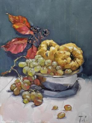 Still life with grapes. Sedova Tatyana