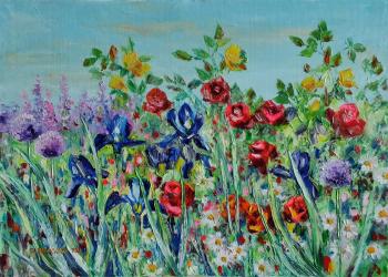 Blue irises. Kruglova Svetlana