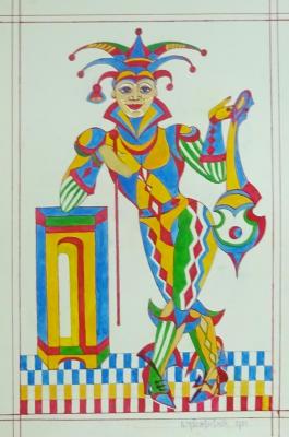 My friend Harlequin. Pobozhenskij Vjacheslav