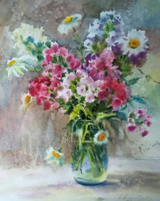 Summer bouquet (Watercolor Paintings As A Gift). Aleksandrov Aleksandr