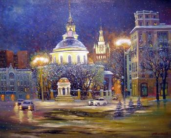 Moscow. Nikitskye Gate Square (Light Theater). Gerasimov Vladimir
