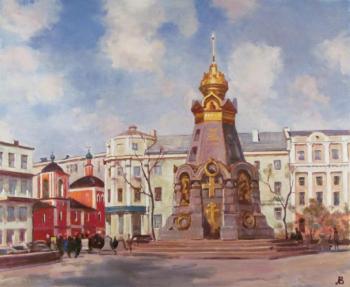 At the Ilyinsky Gate (A Monument On The Square). Lapovok Vladimir