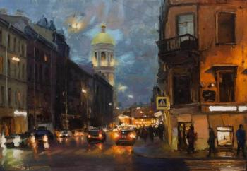 Evening Piter. Marata street ( ). Burtsev Evgeny