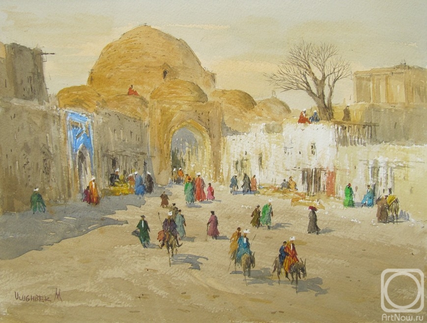 Mukhamedov Ulugbek. In the old town
