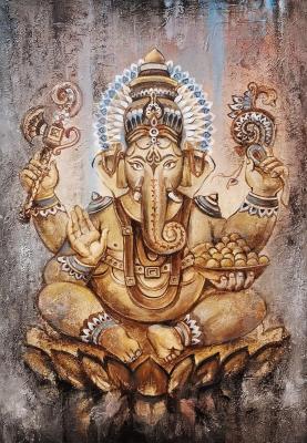 Ganesha (A Spiritual Painting). Pariy Anna