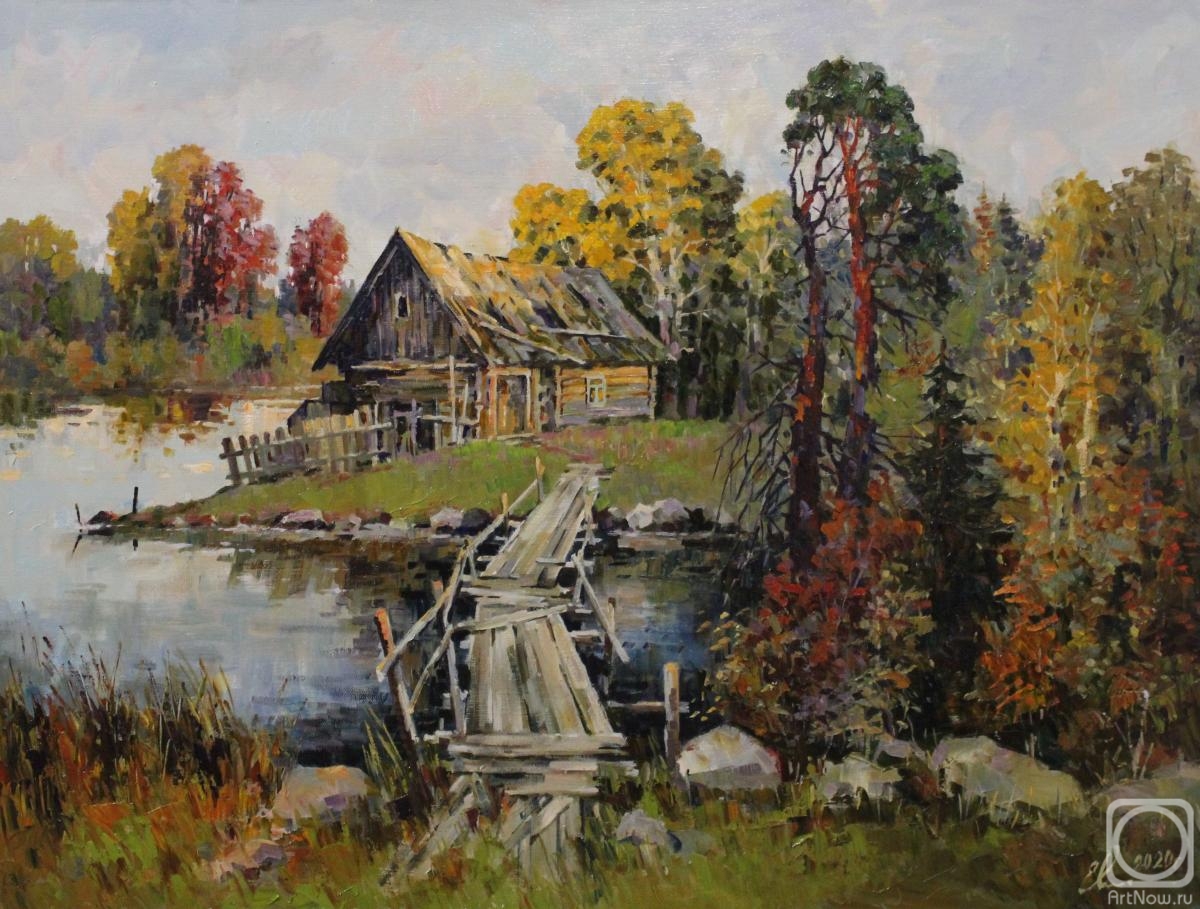 Malykh Evgeny. Autumn. A Small Hut