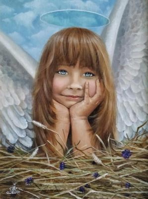 I will spread the field for your favorite (Portrait Of An Angel). Frolova Irina
