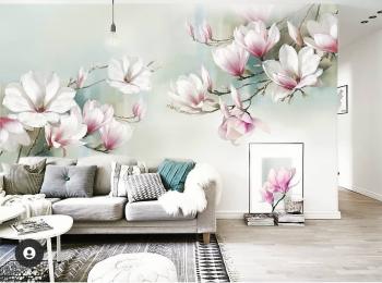 Magnolia (Stylish Wall Painting). Pariy Anna