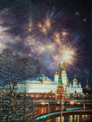 New Year's fireworks. Razzhivin Igor