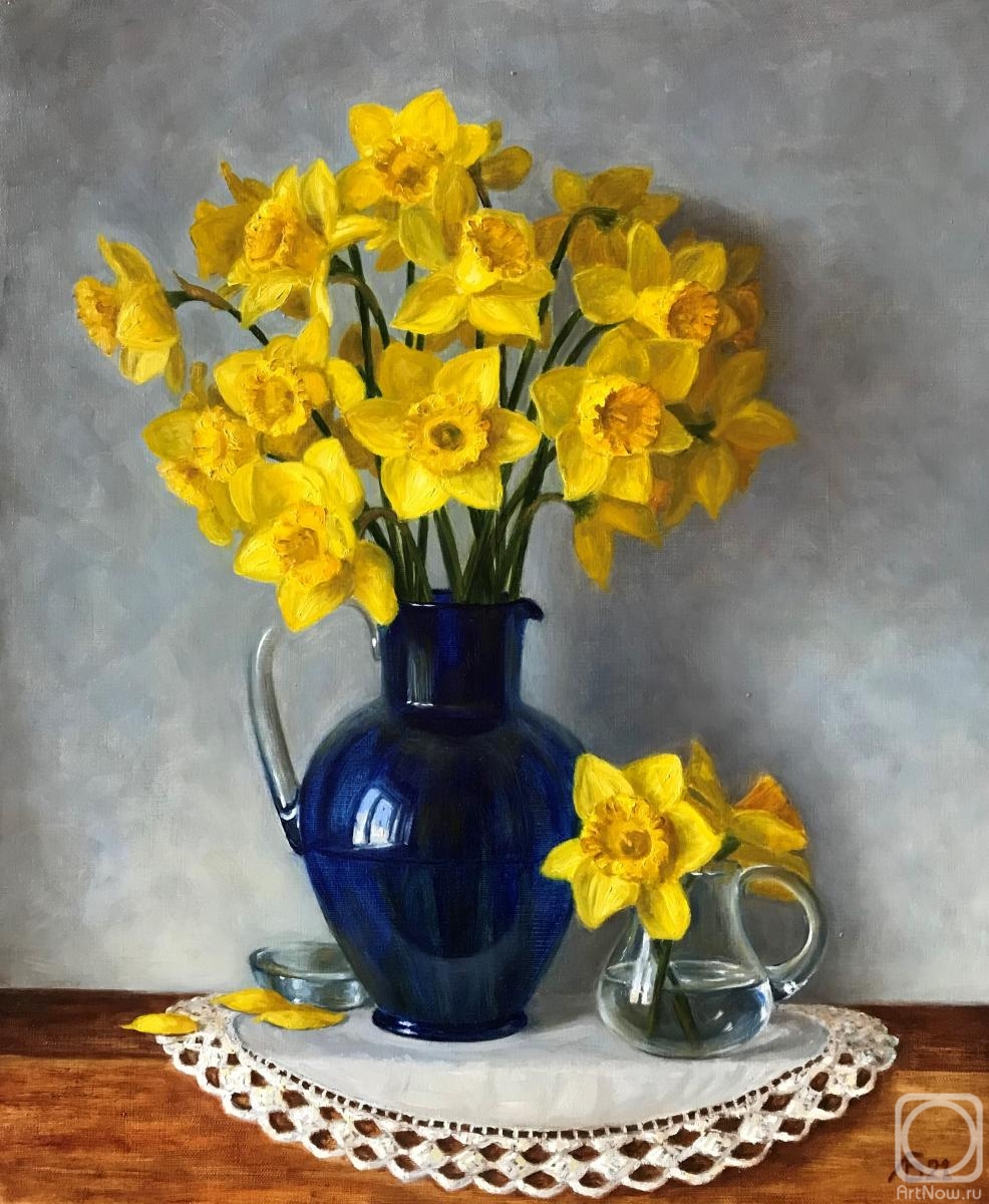Bogutskaya Lyudmila. Yellow daffodils