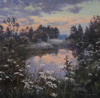Evening on The Sherna (River Sherna). Aleksandrov Vladimir