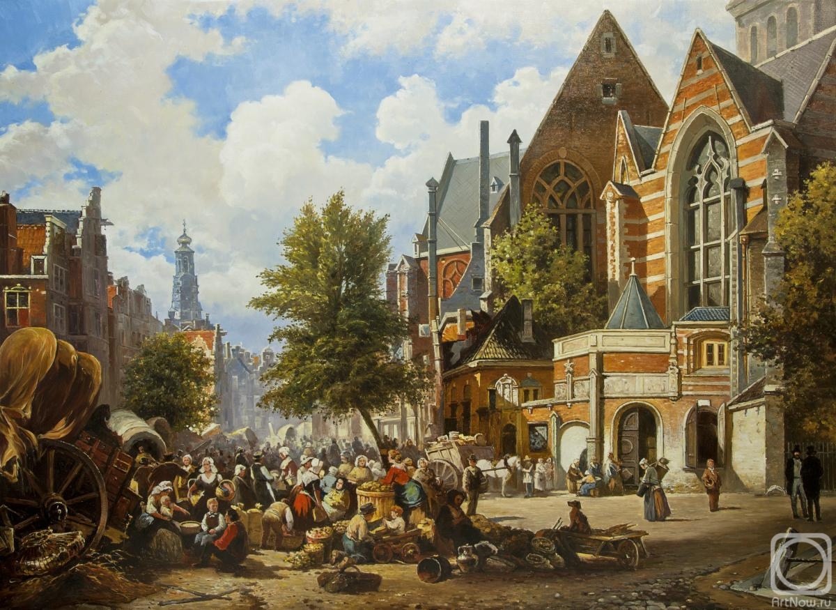 Aleksandrov Vladimir. Amsterdam market