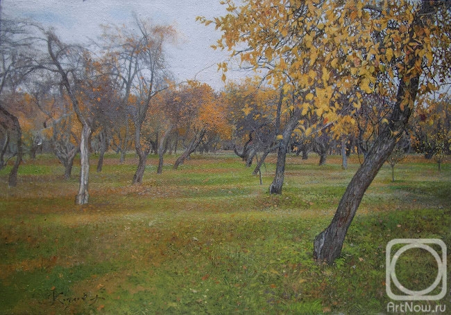 Kozlov Peter. Garden in october