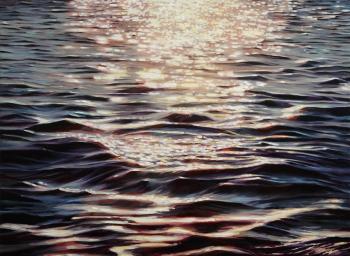 Glare of the sun on the water. Vestnikova Ekaterina