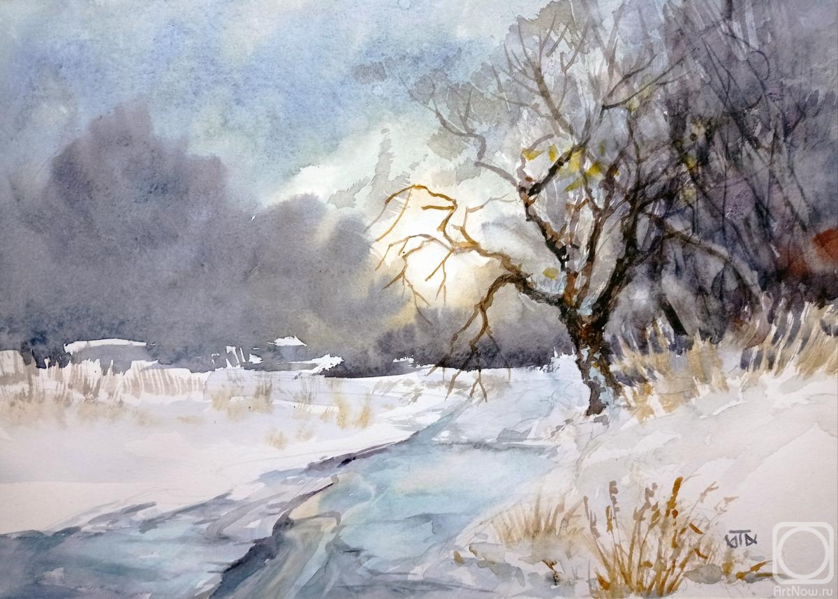 Tarasova Irena. Winter landscape