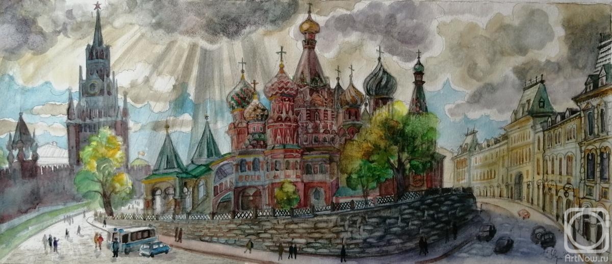 Chernetskaya Nataliya. St. Basil's Cathedral, Moscow