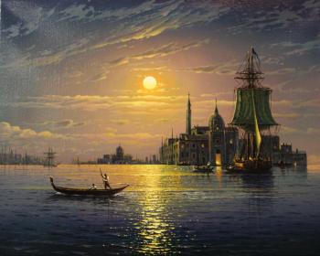 Moonlit Night based on Aivazovsky. Otarshinov Timur