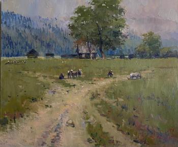 Rustic morning (Oil Painting Summer Morning). Chelyaev Vadim