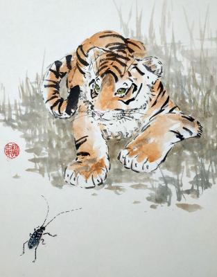 Meeting (Gift For A Tiger). Mishukov Nikolay