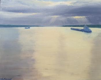 Evening on the Volga (Zhdanov Alexander). Zhdanov Alexander