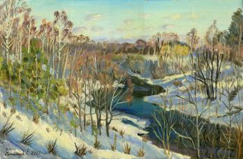 March. Bend of the Msta River. Kashina Eugeniya