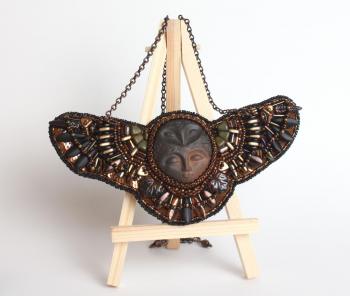 Necklace Owl (Owl Necklace). Lapina Albina
