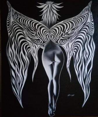 Snow-white Angel (Art cycle "Angels"). Svetlyy Aleksandr