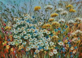 Flowers in the field. Kruglova Svetlana