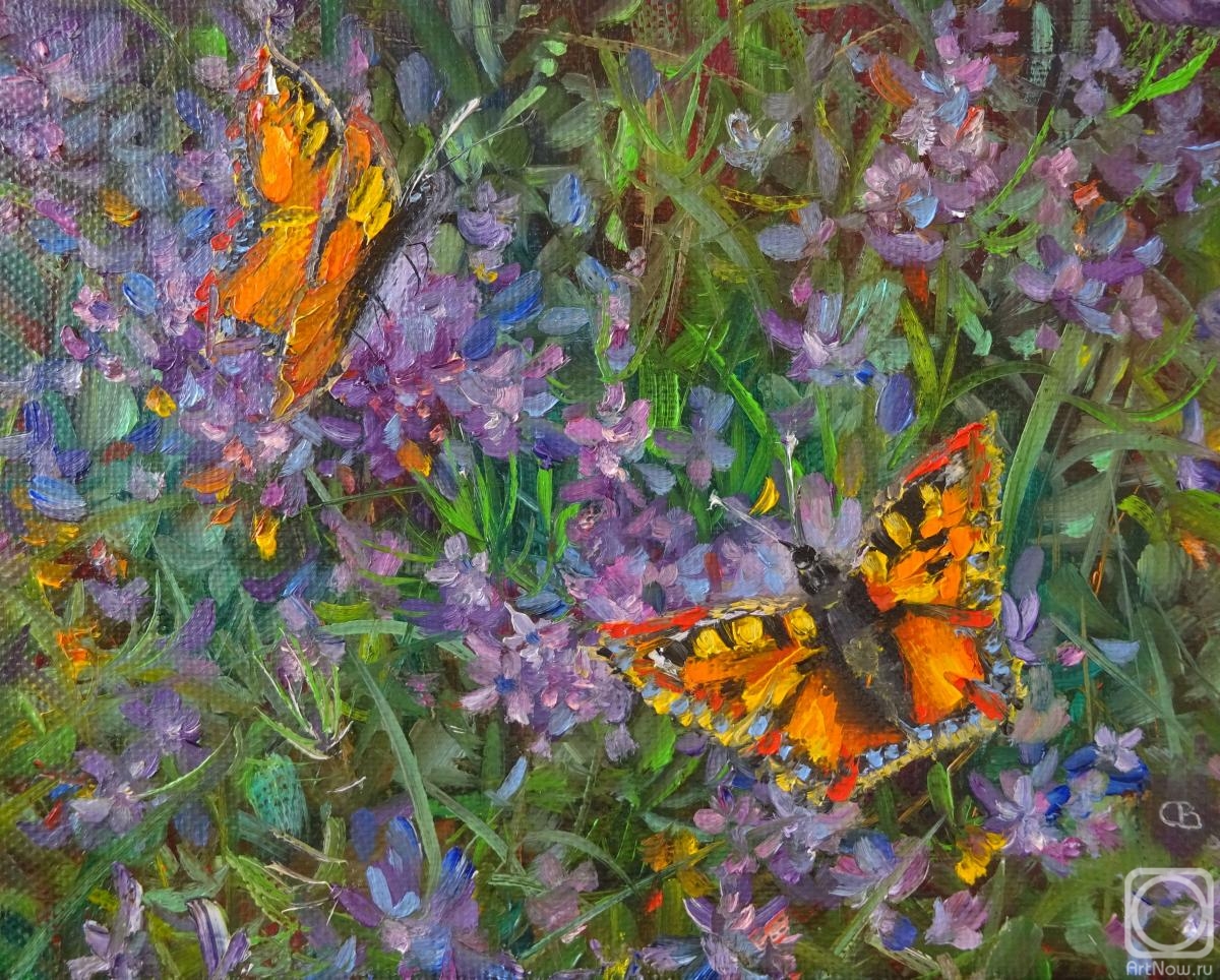 Razumova Svetlana. Butterflies and sage