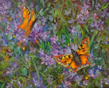 Butterflies and sage. Razumova Svetlana