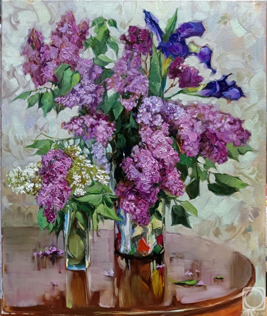 Sedova Tatyana. Lilac on the table